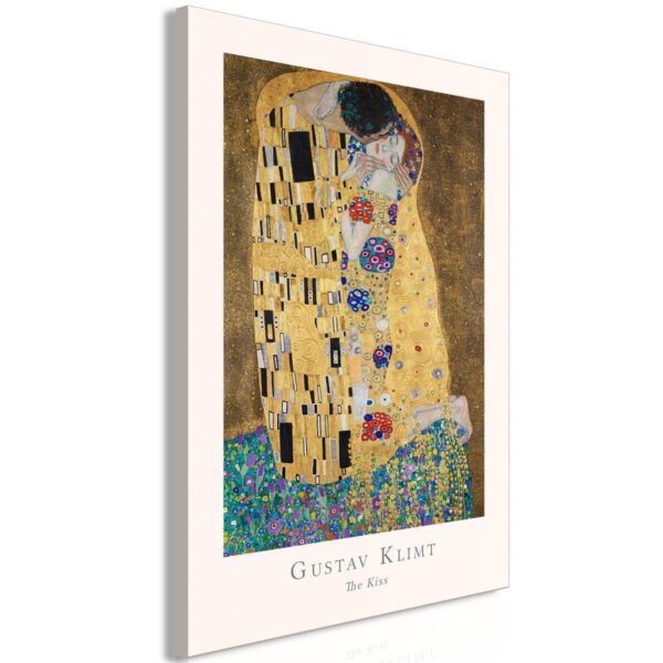 Tableau - Gustav Klimt - The Kiss (1 Part) Vertical Tableau - Gustav Klimt - The Kiss (1 Part) Vertical