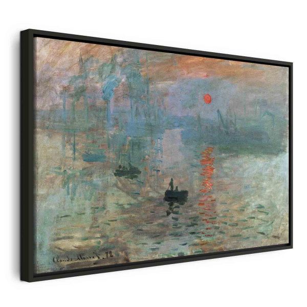 Tableau - Impression, Sunrise - Claude Monet’s Painted Landscape of the Port Tableau - Impression, Sunrise - Claude Monet’s Painted Landscape of the Port