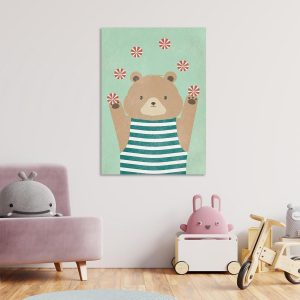 Tableau - Juggling Bear (1 Part) Vertical