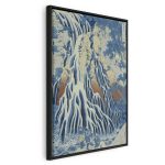 Tableau - Kirifuri Fall on Kurokami Mount from the series 'Shokoku Taki Meguri' (A Journey to the Waterfalls of All the Provinces) (Hokusai Katsushika)