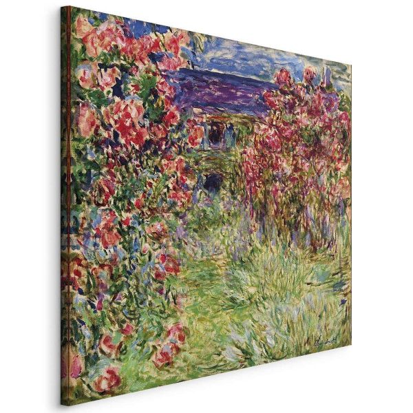 Tableau - La maison dans les roses (Claude Monet) Tableau - La maison dans les roses (Claude Monet)