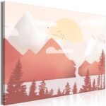 Tableau - Landscape at Sunset (1 Part) Wide