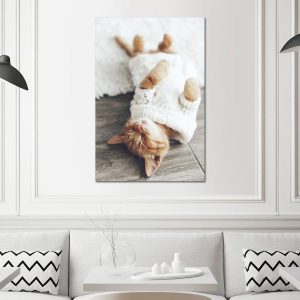 Tableau - Lazy Cat (1 Part) Vertical