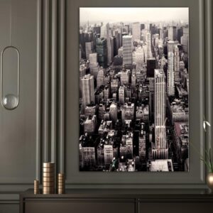 Tableau - Manhattan In Sepia (1 Part) Vertical