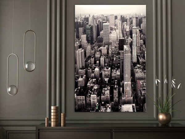 Tableau - Manhattan In Sepia (1 Part) Vertical
