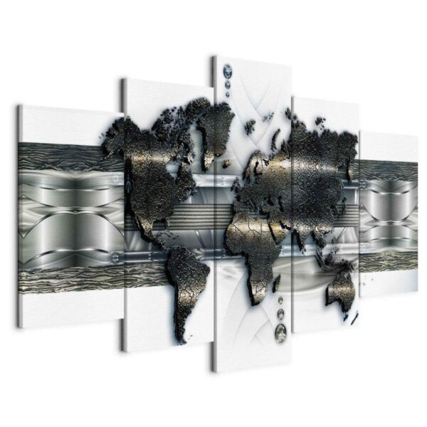 Tableau - Metal World Map Tableau - Metal World Map