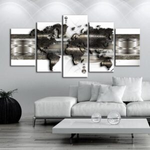 Tableau - Metal World Map II