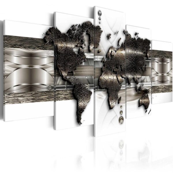 Tableau - Metal World Map II Tableau - Metal World Map II