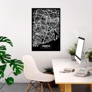 Tableau - Negative Map: Porto (1 Part) Vertical