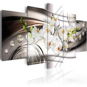 Tableau - Orchid with Diamonds