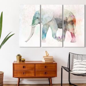 Tableau - Painted Elephant (3 Parts)