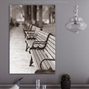 Tableau - Park Benches (1 Part) Vertical
