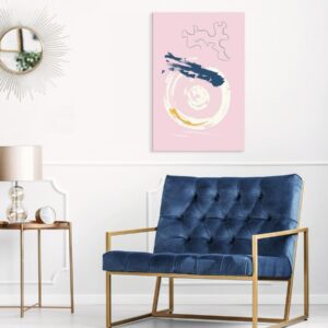 Tableau - Pink Accent (1 Part) Vertical