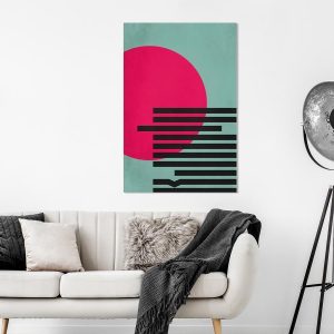 Tableau - Pink Sun (1 Part) Vertical