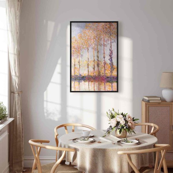 Tableau - Poplars on the Bank of the River Epte