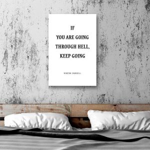 Tableau - Power of Words (1-part) - Winston Churchill's Motivational Quote