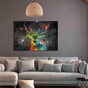 Tableau - Rainbow Deer (1 Part) Wide