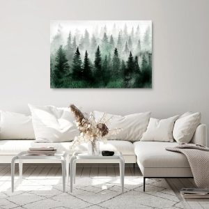Tableau - Scandinavian Foggy Forest (1 Part) Wide