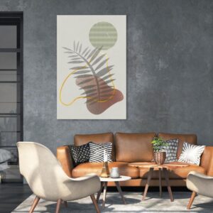 Tableau - Shadow of Palm Tree (1 Part) Vertical