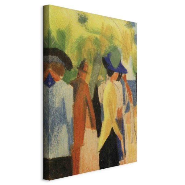 Tableau - Spaziergänger unter Bäumen (Spaziergänger im Park) (August Macke) Tableau - Spaziergänger unter Bäumen (Spaziergänger im Park) (August Macke)