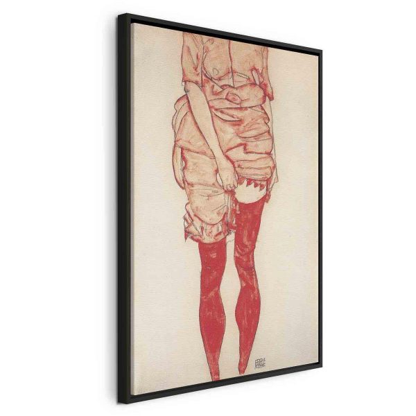 Tableau - Stehende Frau in Rot Tableau - Stehende Frau in Rot