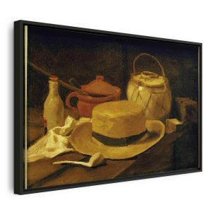 Tableau - Still life with yellow straw hat (Vincent Van Gogh)