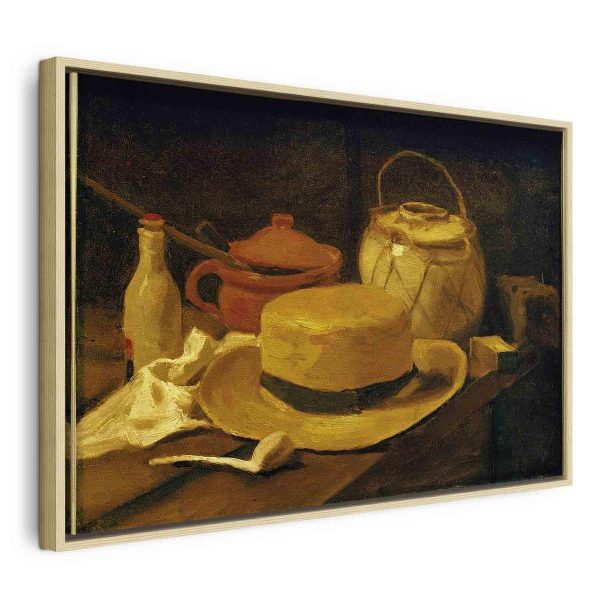 Tableau - Still life with yellow straw hat (Vincent Van Gogh)