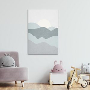 Tableau - Sun Over Mountains (1 Part) Vertical