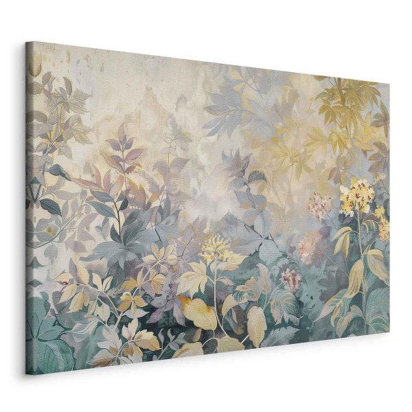 Tableau - Tapestry Pattern with a Meadow and Flowers Kilim with a Spring Motif