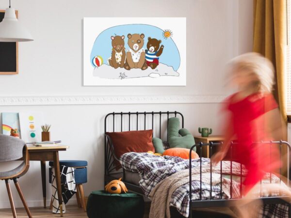 Tableau - Teddy Bears on the Beach (1 Part) Wide