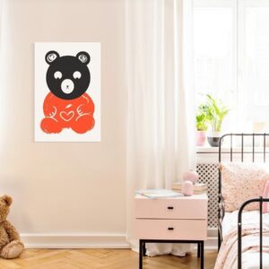 Tableau - Thoughtful Bear (1 Part) Vertical