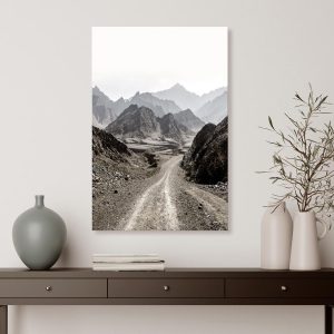 Tableau - Trail Through the Mountains (1 Part) Vertical