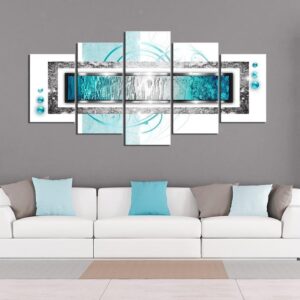Tableau - Turquoise blizzard