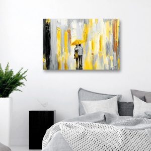 Tableau - Umbrella in Love (1 Part) Wide Yellow