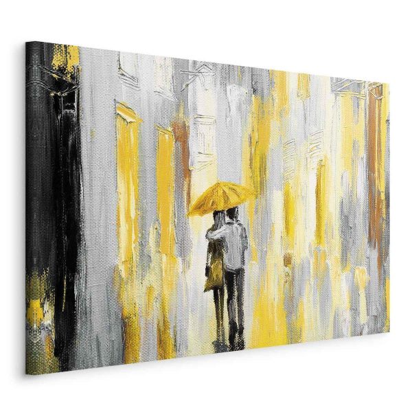 Tableau - Umbrella in Love (1 Part) Wide Yellow Tableau - Umbrella in Love (1 Part) Wide Yellow