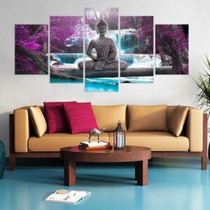 Tableau - Waterfall and Buddha