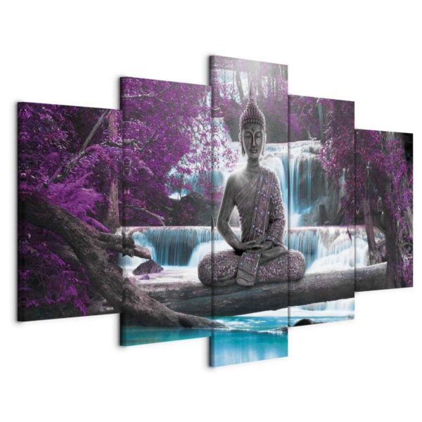 Tableau - Waterfall and Buddha Tableau - Waterfall and Buddha