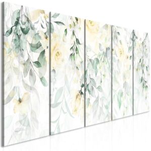 Tableau - Waterfall of Roses (5 Parts) Narrow - Second Variant