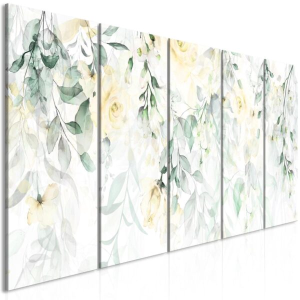 Tableau - Waterfall of Roses (5 Parts) Narrow - Second Variant Tableau - Waterfall of Roses (5 Parts) Narrow - Second Variant