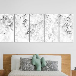 Tableau - Waterfall of Roses (5 Parts) Narrow - Third Variant