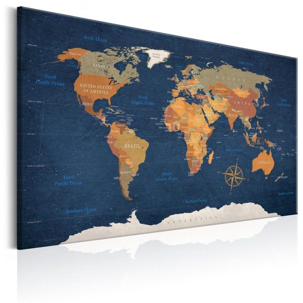 Tableau - World Map: Ink Oceans
