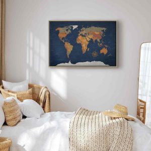 Tableau - World Map: Ink Oceans