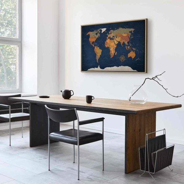 Tableau - World Map: Ink Oceans