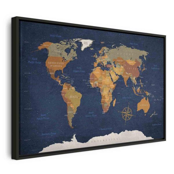 Tableau - World Map: Ink Oceans