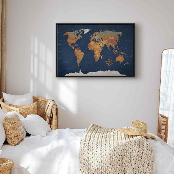 Tableau - World Map: Ink Oceans