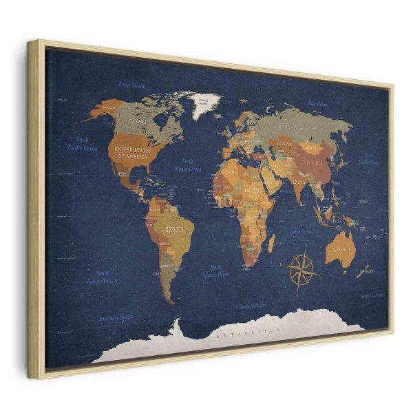 Tableau - World Map: Ink Oceans