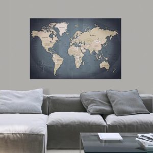 Tableau - World Map: Shades of Grey