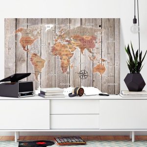 Tableau - World Map: Wooden Stories