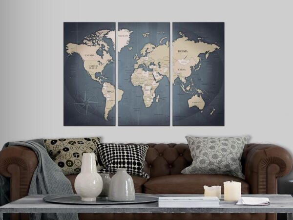 Tableau en liège - Anthracitic World