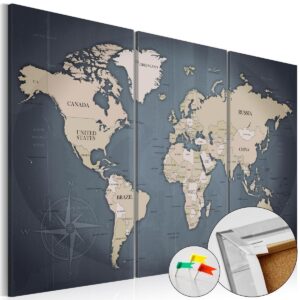 Tableau en liège - Anthracitic World